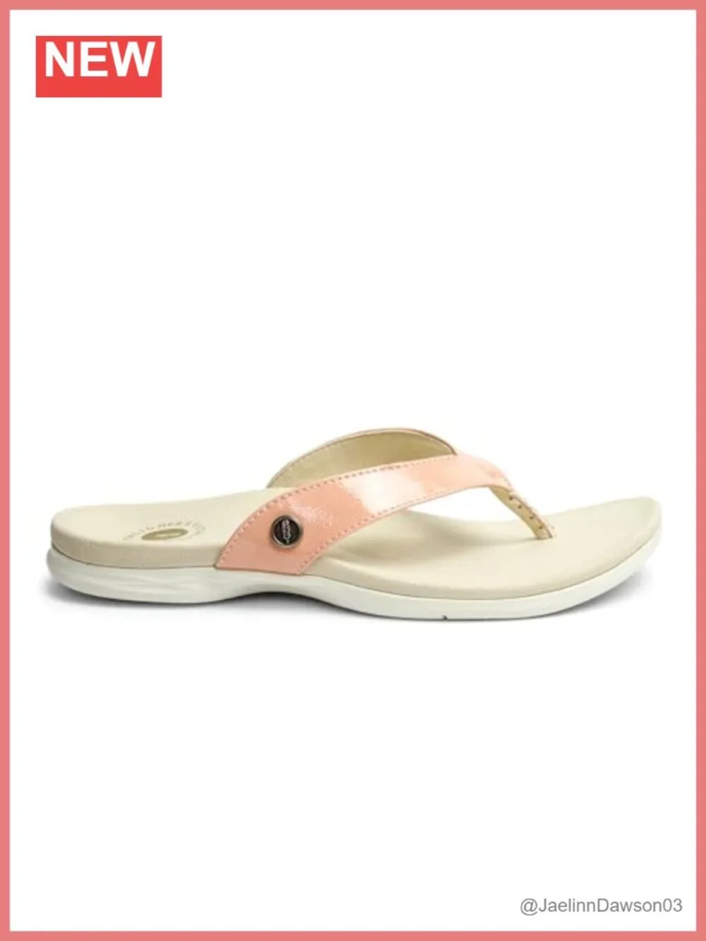 Women's Orthotic Flip Flops Sandals with Arch Support - Water Resistant EVA